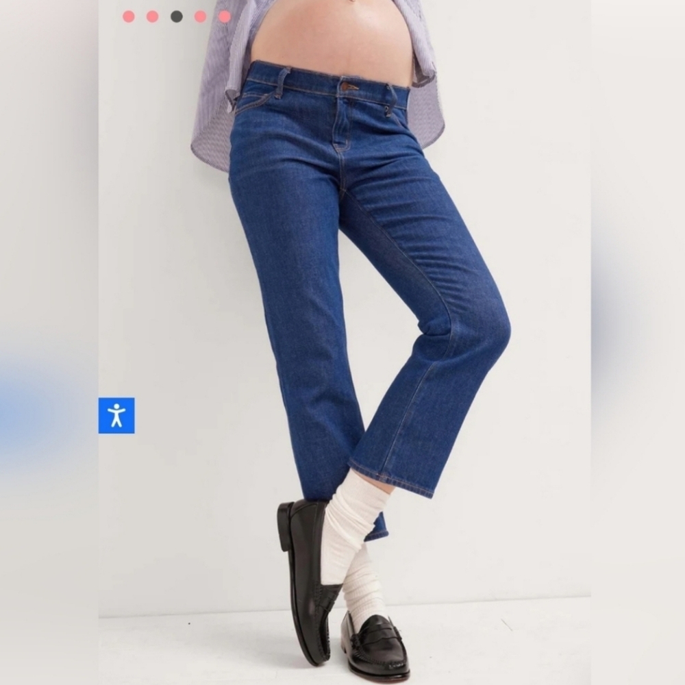 NWT Hatch the Straight Leg Maternity Jean, sz 25
